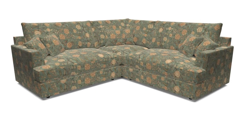 Slingsby Small Fitted Cover Corner Unit LHF & RHF in Two Tone Plain Biscuit.  Loose cover version available