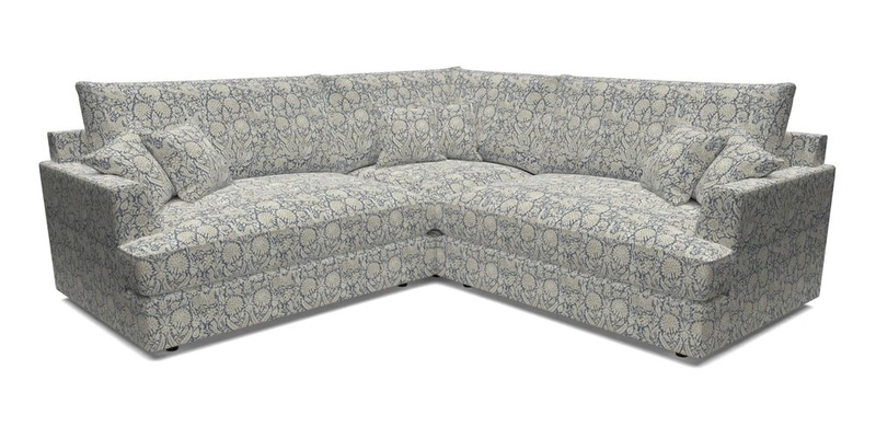 Slingsby Small Fitted Cover Corner Unit LHF & RHF in Two Tone Plain Biscuit.  Loose cover version available