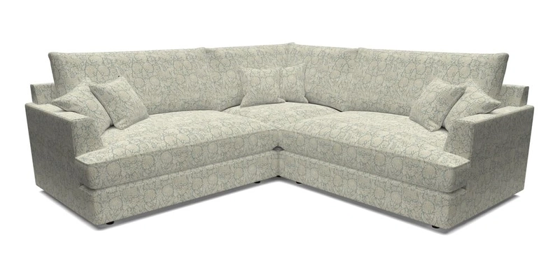 Slingsby Small Fitted Cover Corner Unit LHF & RHF in Two Tone Plain Biscuit.  Loose cover version available