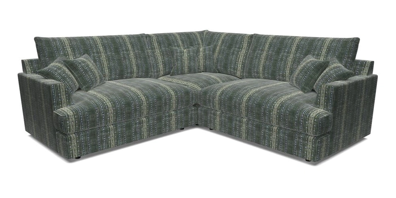 Slingsby Small Fitted Cover Corner Unit LHF & RHF in Two Tone Plain Biscuit.  Loose cover version available