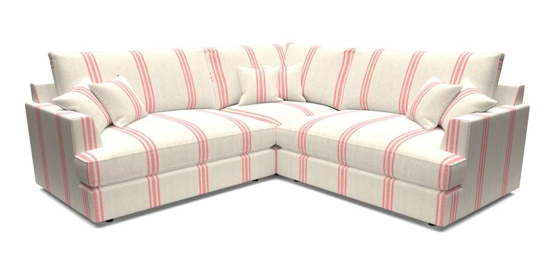 Slingsby Small Fitted Cover Corner Unit LHF & RHF in Two Tone Plain Biscuit.  Loose cover version available