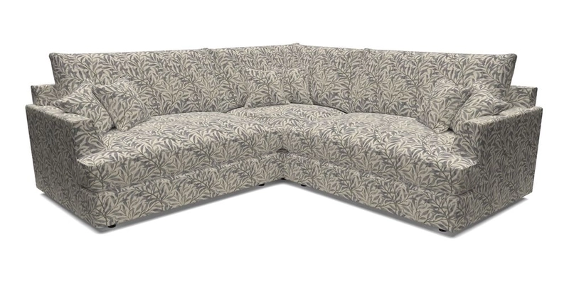 Slingsby Small Fitted Cover Corner Unit LHF & RHF in Two Tone Plain Biscuit.  Loose cover version available