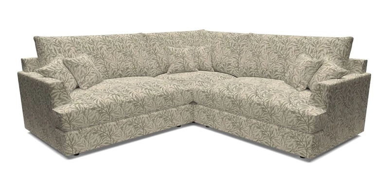 Slingsby Small Fitted Cover Corner Unit LHF & RHF in Two Tone Plain Biscuit.  Loose cover version available