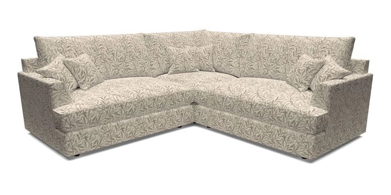 Slingsby Small Fitted Cover Corner Unit LHF & RHF in Two Tone Plain Biscuit.  Loose cover version available