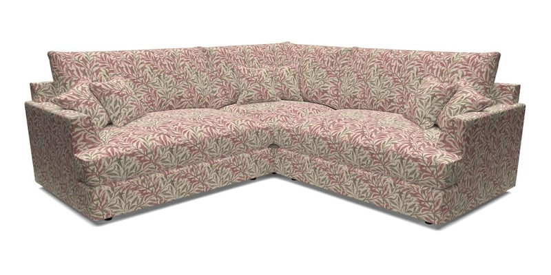 Slingsby Small Fitted Cover Corner Unit LHF & RHF in Two Tone Plain Biscuit.  Loose cover version available