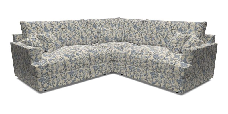 Slingsby Small Fitted Cover Corner Unit LHF & RHF in Two Tone Plain Biscuit.  Loose cover version available