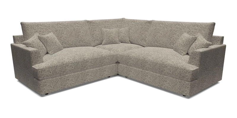 Slingsby Small Fitted Cover Corner Unit LHF & RHF in Two Tone Plain Biscuit.  Loose cover version available