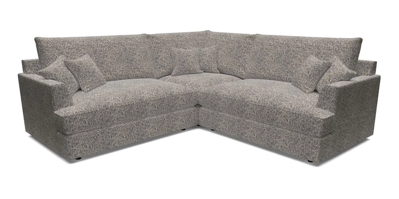 Slingsby Small Fitted Cover Corner Unit LHF & RHF in Two Tone Plain Biscuit.  Loose cover version available