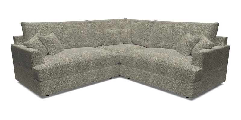 Slingsby Small Fitted Cover Corner Unit LHF & RHF in Two Tone Plain Biscuit.  Loose cover version available