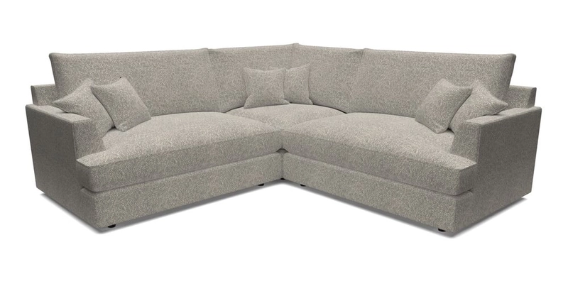 Slingsby Small Fitted Cover Corner Unit LHF & RHF in Two Tone Plain Biscuit.  Loose cover version available