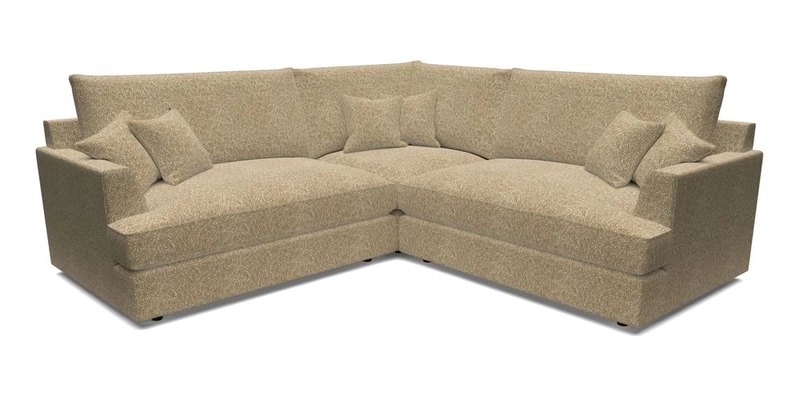 Slingsby Small Fitted Cover Corner Unit LHF & RHF in Two Tone Plain Biscuit.  Loose cover version available