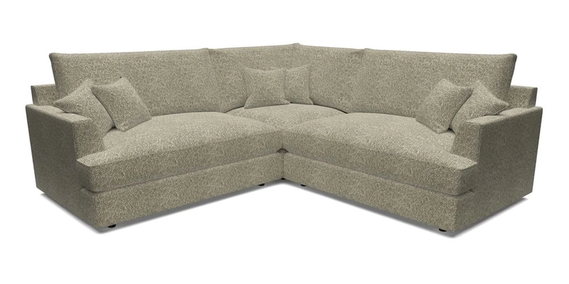 Slingsby Small Fitted Cover Corner Unit LHF & RHF in Two Tone Plain Biscuit.  Loose cover version available