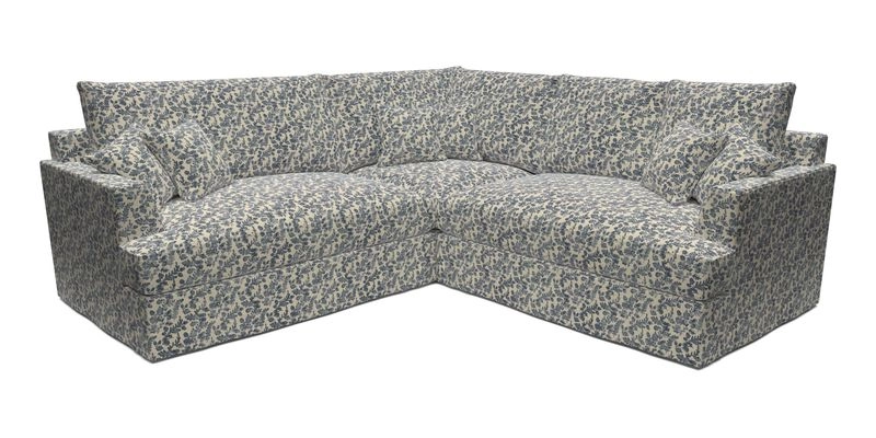 Slingsby Small Fitted Cover Corner Unit LHF & RHF in Two Tone Plain Biscuit.  Loose cover version available
