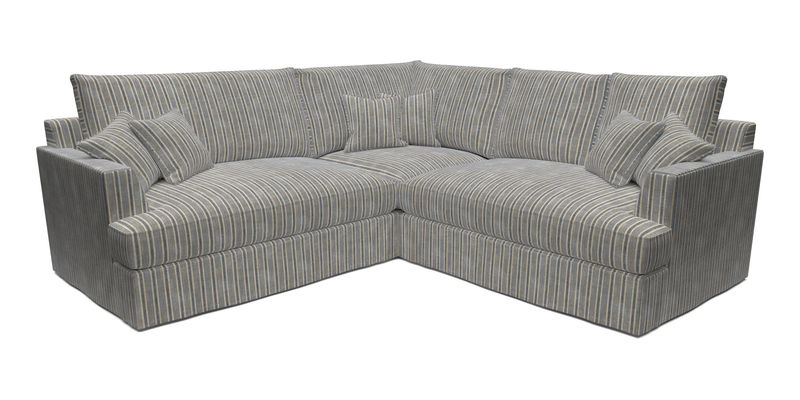 Slingsby Small Fitted Cover Corner Unit LHF & RHF in Two Tone Plain Biscuit.  Loose cover version available