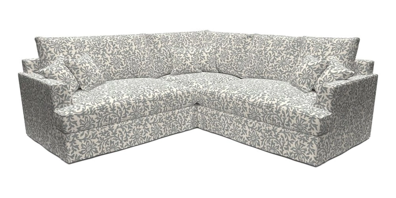 Slingsby Small Fitted Cover Corner Unit LHF & RHF in Two Tone Plain Biscuit.  Loose cover version available