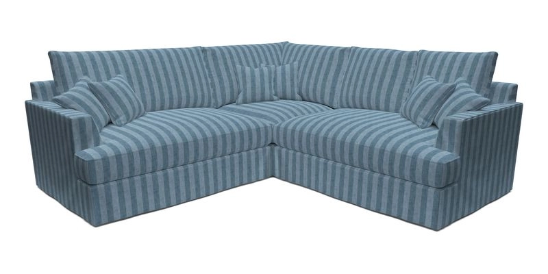 Slingsby Small Fitted Cover Corner Unit LHF & RHF in Two Tone Plain Biscuit.  Loose cover version available