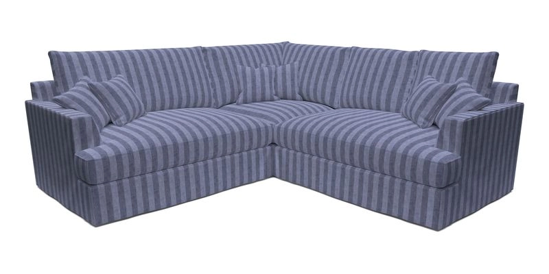 Slingsby Small Fitted Cover Corner Unit LHF & RHF in Two Tone Plain Biscuit.  Loose cover version available