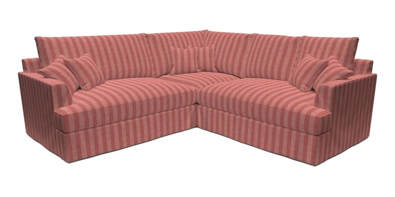 Slingsby Small Fitted Cover Corner Unit LHF & RHF in Two Tone Plain Biscuit.  Loose cover version available