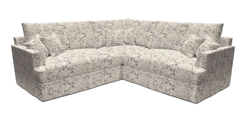 Slingsby Small Fitted Cover Corner Unit LHF & RHF in Two Tone Plain Biscuit.  Loose cover version available