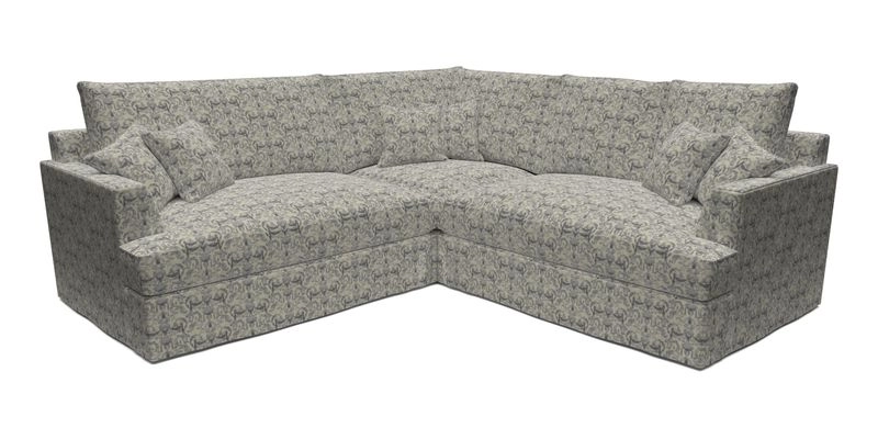 Slingsby Small Fitted Cover Corner Unit LHF & RHF in Two Tone Plain Biscuit.  Loose cover version available