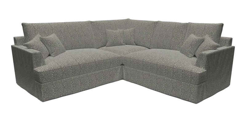 Slingsby Small Fitted Cover Corner Unit LHF & RHF in Two Tone Plain Biscuit.  Loose cover version available