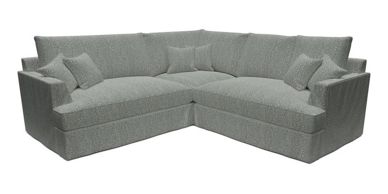 Slingsby Small Fitted Cover Corner Unit LHF & RHF in Two Tone Plain Biscuit.  Loose cover version available