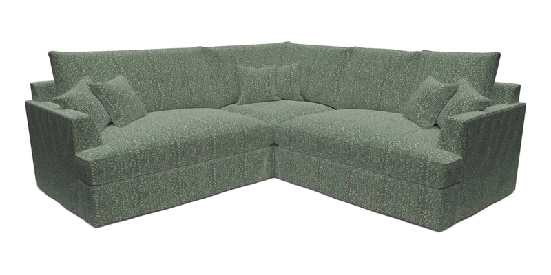 Slingsby Small Fitted Cover Corner Unit LHF & RHF in Two Tone Plain Biscuit.  Loose cover version available