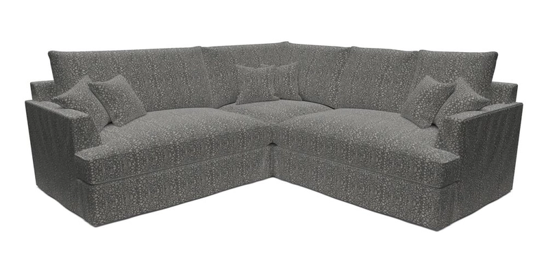 Slingsby Small Fitted Cover Corner Unit LHF & RHF in Two Tone Plain Biscuit.  Loose cover version available