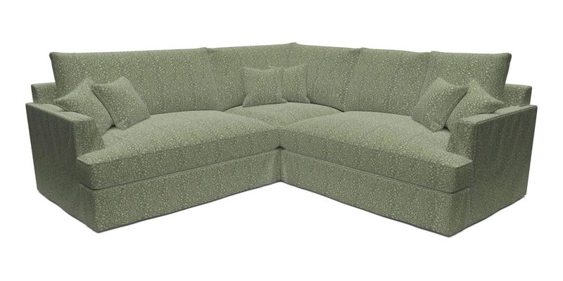 Slingsby Small Fitted Cover Corner Unit LHF & RHF in Two Tone Plain Biscuit.  Loose cover version available