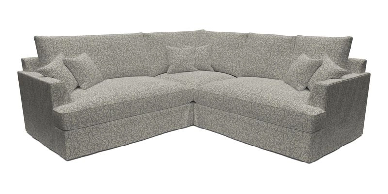 Slingsby Small Fitted Cover Corner Unit LHF & RHF in Two Tone Plain Biscuit.  Loose cover version available