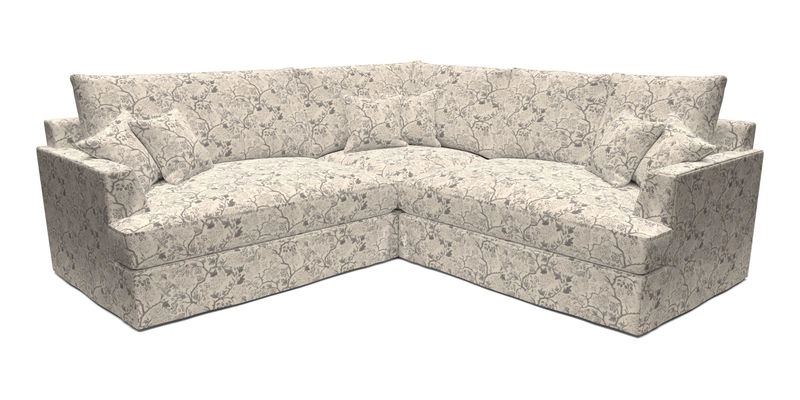 Slingsby Small Fitted Cover Corner Unit LHF & RHF in Two Tone Plain Biscuit.  Loose cover version available