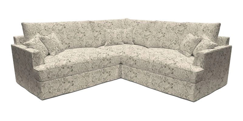 Slingsby Small Fitted Cover Corner Unit LHF & RHF in Two Tone Plain Biscuit.  Loose cover version available