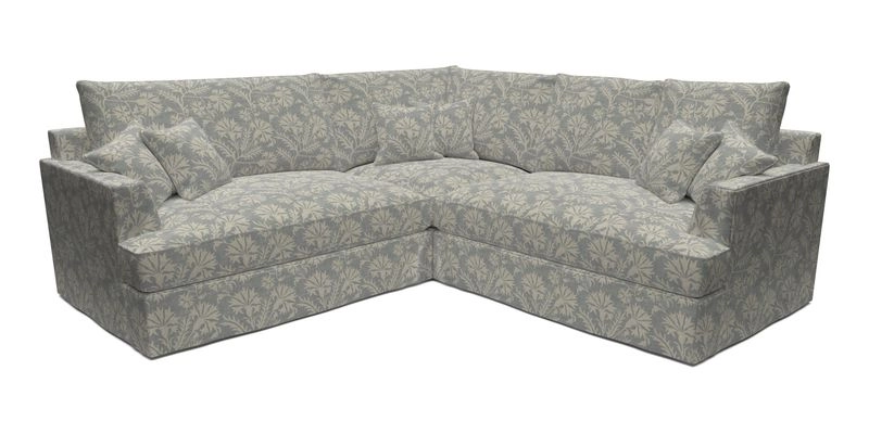 Slingsby Small Fitted Cover Corner Unit LHF & RHF in Two Tone Plain Biscuit.  Loose cover version available