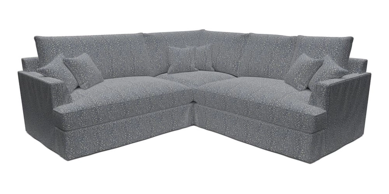 Slingsby Small Fitted Cover Corner Unit LHF & RHF in Two Tone Plain Biscuit.  Loose cover version available