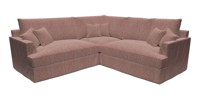 Slingsby Small Fitted Cover Corner Unit LHF & RHF in Two Tone Plain Biscuit.  Loose cover version available