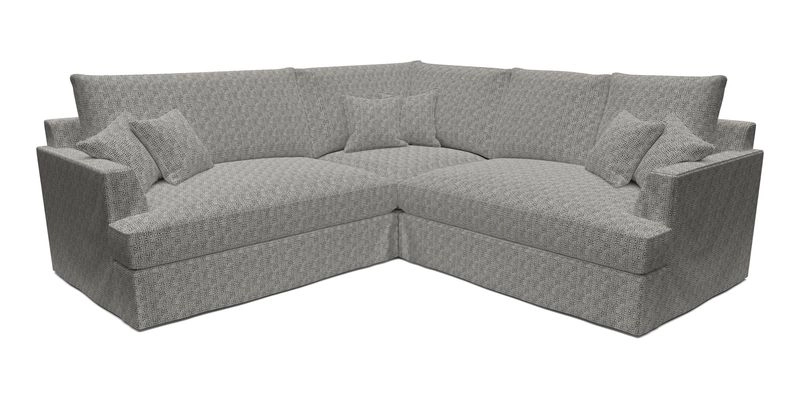 Slingsby Small Fitted Cover Corner Unit LHF & RHF in Two Tone Plain Biscuit.  Loose cover version available