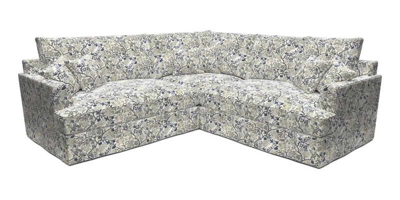 Slingsby Small Fitted Cover Corner Unit LHF & RHF in Two Tone Plain Biscuit.  Loose cover version available