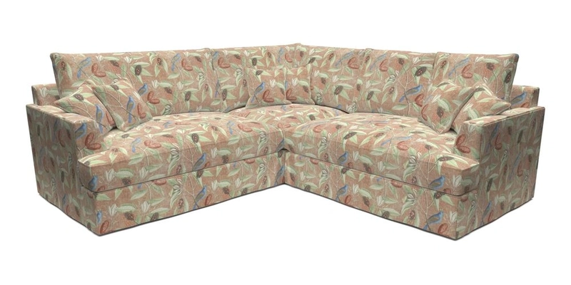 Slingsby Small Fitted Cover Corner Unit LHF & RHF in Two Tone Plain Biscuit.  Loose cover version available