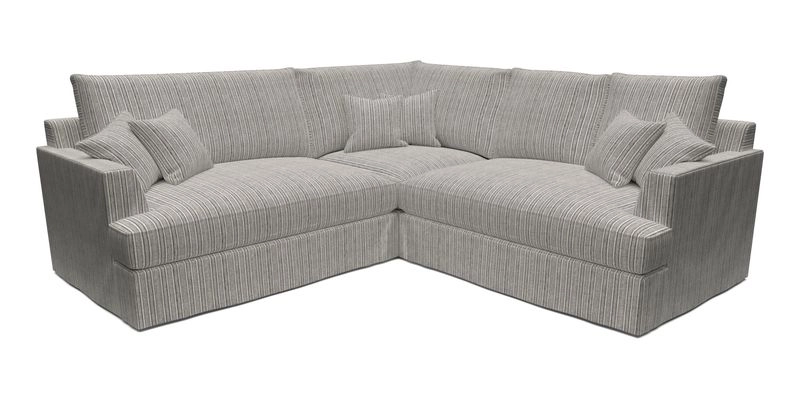 Slingsby Small Fitted Cover Corner Unit LHF & RHF in Two Tone Plain Biscuit.  Loose cover version available