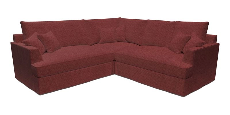 Slingsby Small Fitted Cover Corner Unit LHF & RHF in Two Tone Plain Biscuit.  Loose cover version available