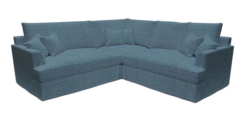 Slingsby Small Fitted Cover Corner Unit LHF & RHF in Two Tone Plain Biscuit.  Loose cover version available