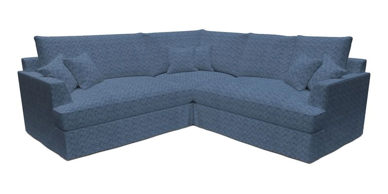 Slingsby Small Fitted Cover Corner Unit LHF & RHF in Two Tone Plain Biscuit.  Loose cover version available