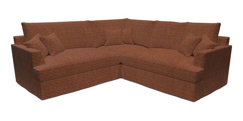 Slingsby Small Fitted Cover Corner Unit LHF & RHF in Two Tone Plain Biscuit.  Loose cover version available