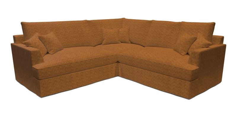 Slingsby Small Fitted Cover Corner Unit LHF & RHF in Two Tone Plain Biscuit.  Loose cover version available