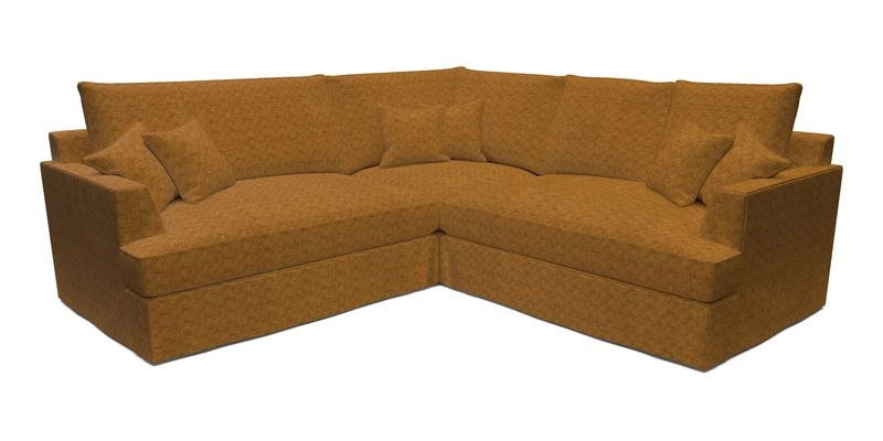 Slingsby Small Fitted Cover Corner Unit LHF & RHF in Two Tone Plain Biscuit.  Loose cover version available