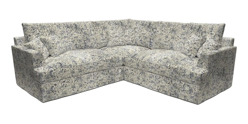 Slingsby Small Fitted Cover Corner Unit LHF & RHF in Two Tone Plain Biscuit.  Loose cover version available