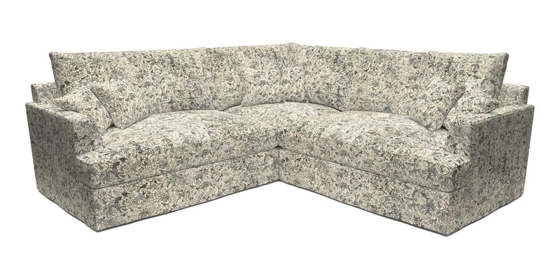 Slingsby Small Fitted Cover Corner Unit LHF & RHF in Two Tone Plain Biscuit.  Loose cover version available