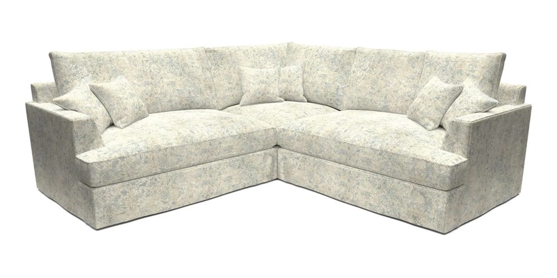 Slingsby Small Fitted Cover Corner Unit LHF & RHF in Two Tone Plain Biscuit.  Loose cover version available