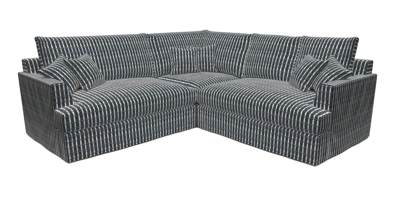 Slingsby Small Fitted Cover Corner Unit LHF & RHF in Two Tone Plain Biscuit.  Loose cover version available