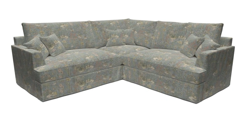 Slingsby Small Fitted Cover Corner Unit LHF & RHF in Two Tone Plain Biscuit.  Loose cover version available